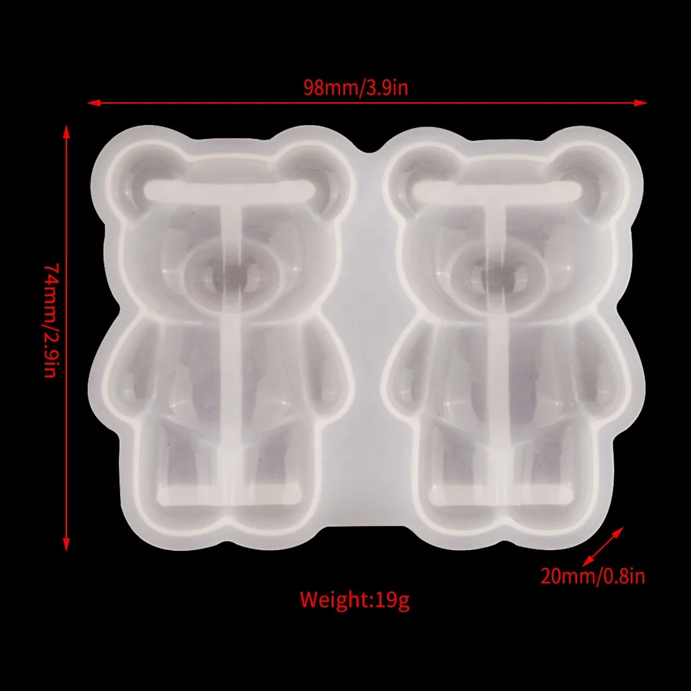 Silicone Mold Set Bear Cat Paw Resin DM148 DIY 3D Cake Tools Moulds for Craft Jewelry All-season Support