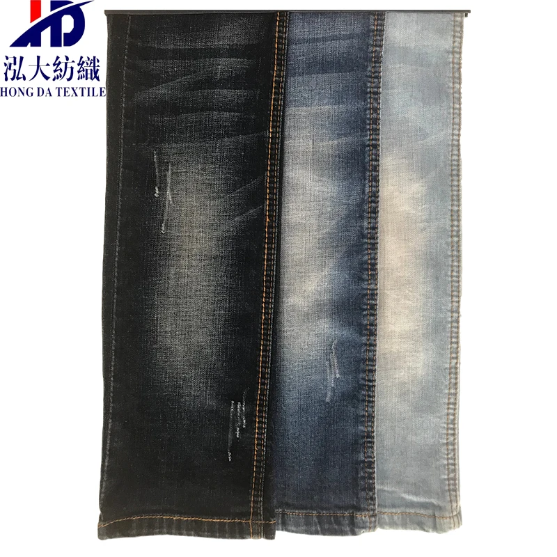 98% cotton 2%spandex stretch elastance denim jeans fabric