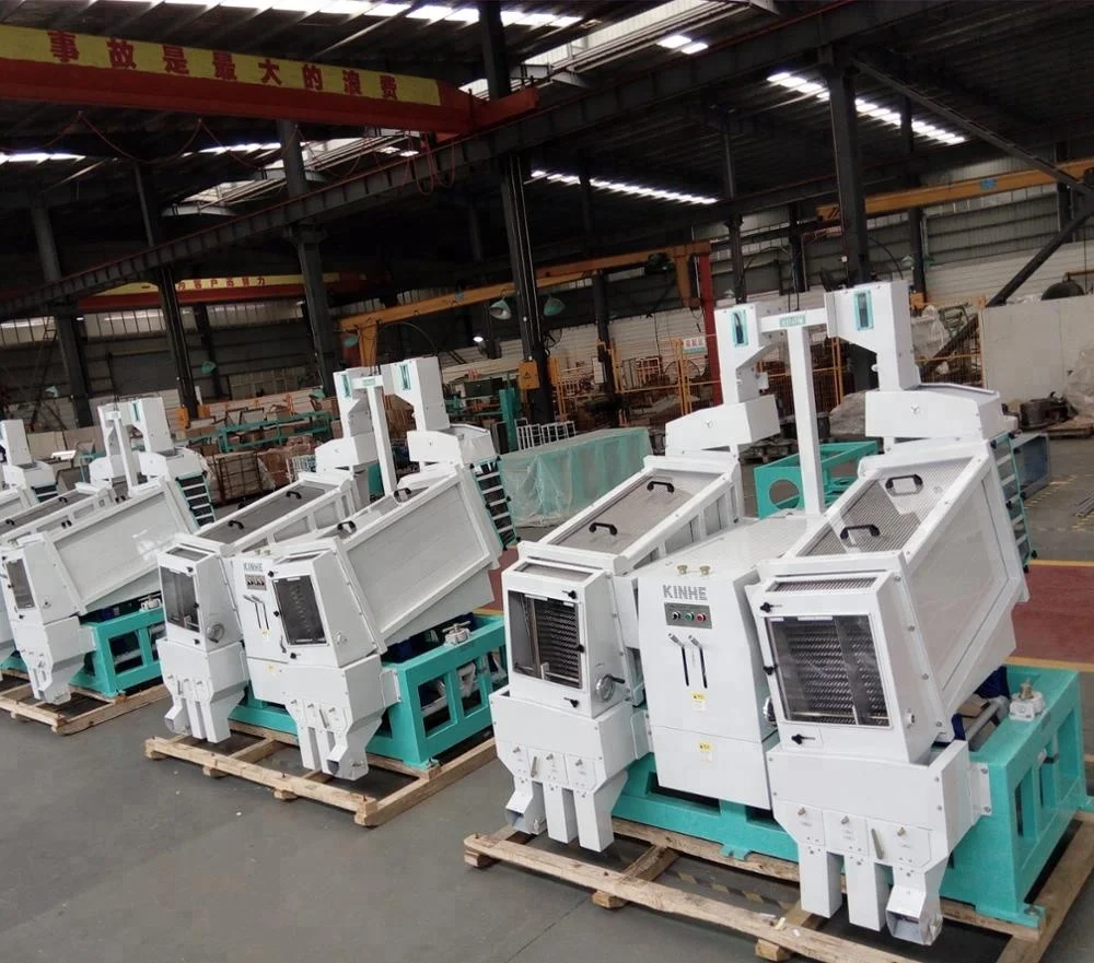 New design MGCZ80C dboule body 9.5-11.5T paddy grain wheat rice milling separator equipment in 260T rice factory
