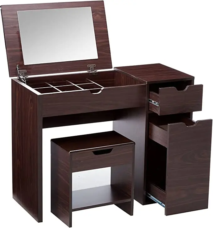 EASY  Sale Vanity Makeup Table Set Dressing Table With Mirror