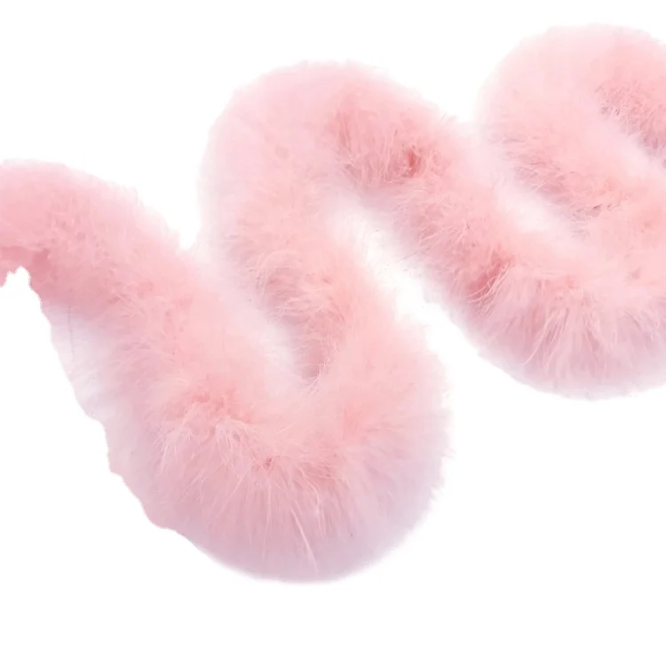 Hileaders окрашенные на заказ карнавальные перья индейки Марабу Боа