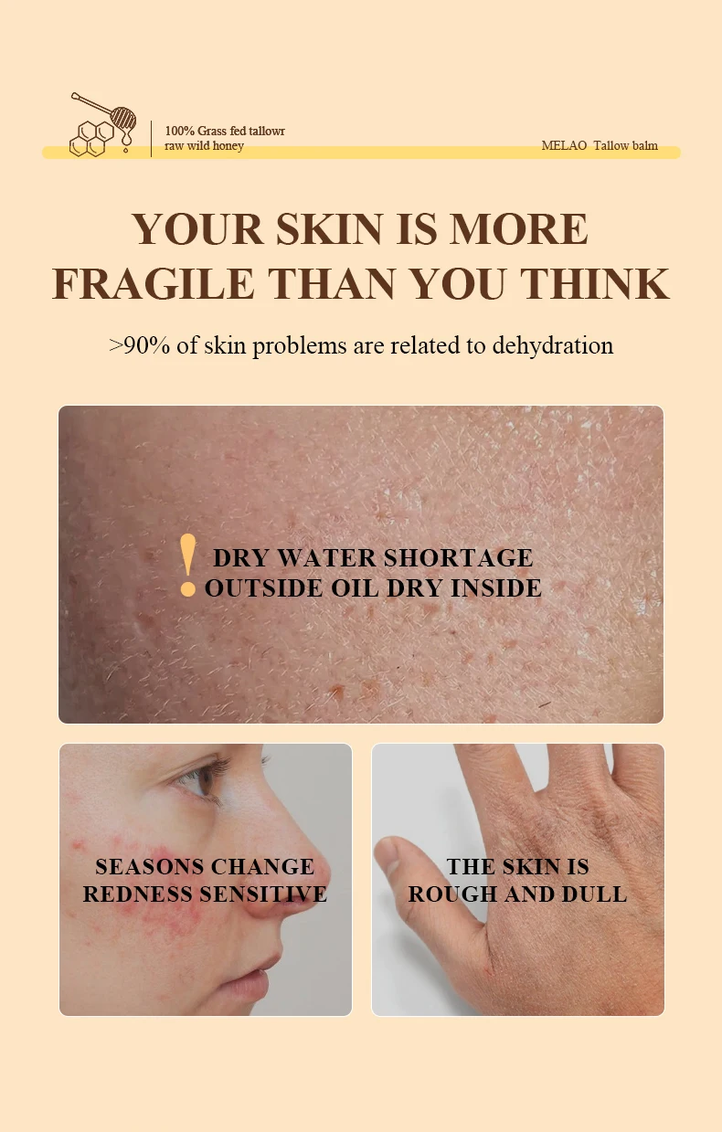 Makeup Peptides Natural Facial Body Lotions Korean Skin Care Products Cosmetic Vitamins Private Label Tallow Balm Face