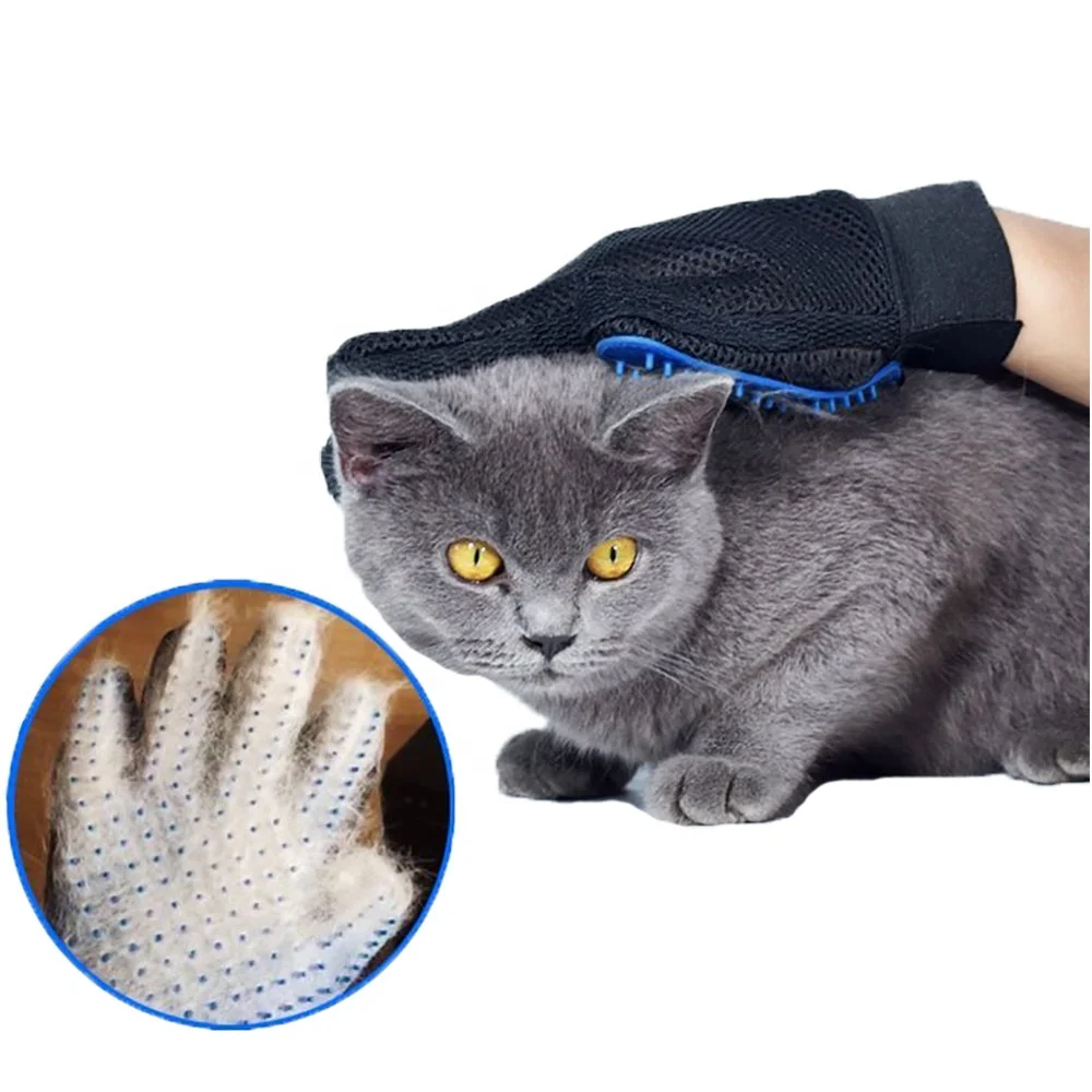 Pet Shedding Glove Pet Hair Remover Glove Pet Grooming Glove Dog Supplies