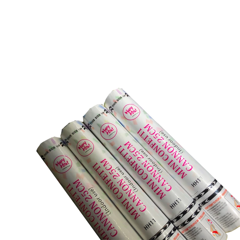 Factory Supply High Quality Party Poppers Confetti Cannon25cm Anodized Aluminum Confetti Cannon Festival Decoration Party Favor