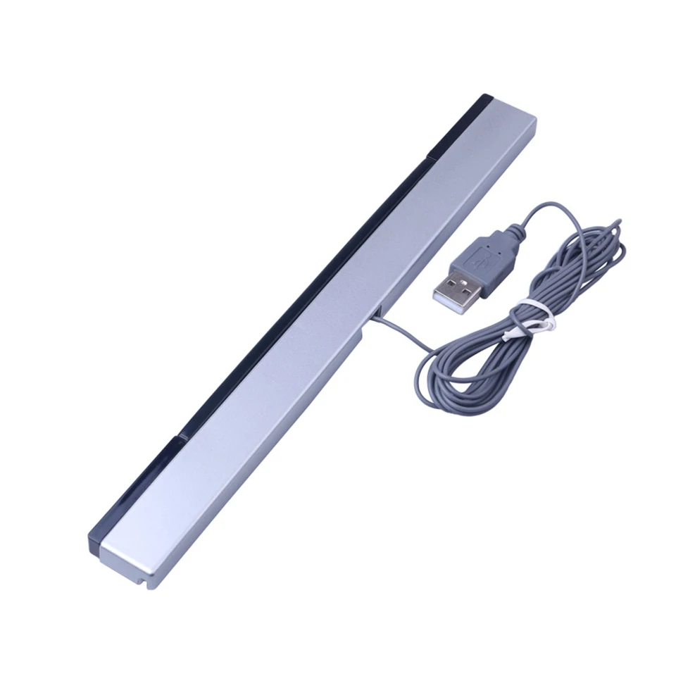 NS Wireless Sensor Remote Bar For Wii Receiver Sensor Bar For wii Infrared IR Signal Ray Sensor Wired Motion Wii U Receiver Bar