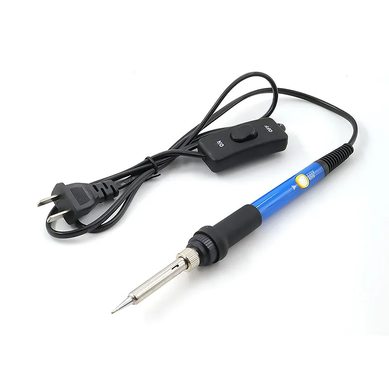 Medium gauge plug 60w Soldering iron Adjustable temperature on/off switch Soldering iron rework station Mini handle soldering pe