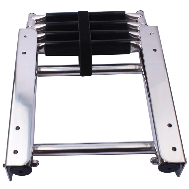 Морское оборудование, 316 лестница из нержавеющей стали с двумя трубчатыми ступенями, 4 ступеньки, лестницы для лодки-понтона