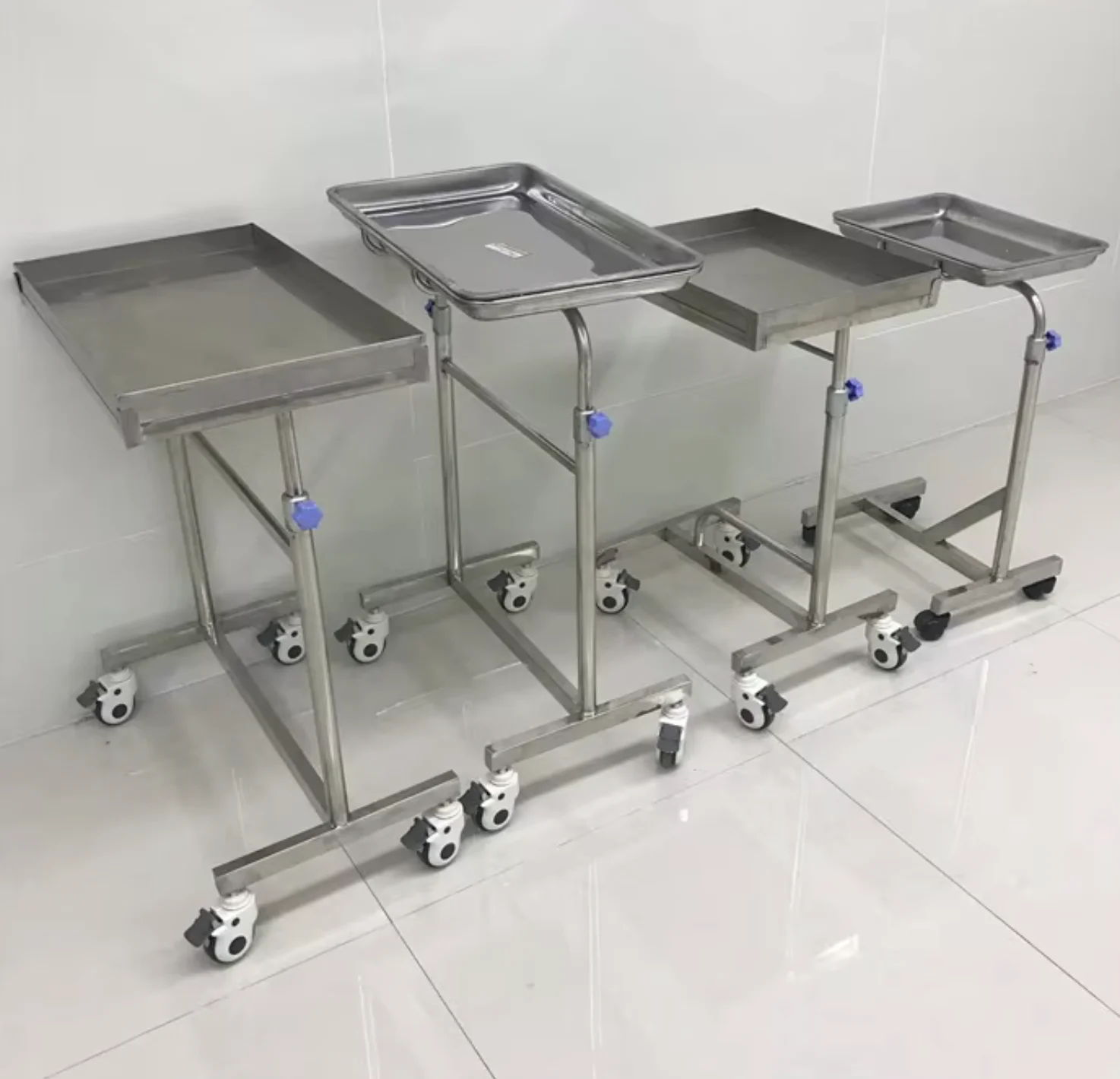 Good Sell Hospital Abs Surgical Emergency Crash CartClinical Medical Treatment Instrument Anesthesia Dressing Trolley Mayo Table