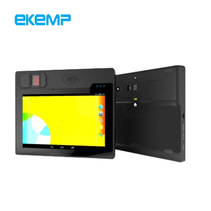 Biometric 8 Inch Tablet with Blue tooth Wifi Free SDK and Fingerprint Sensor