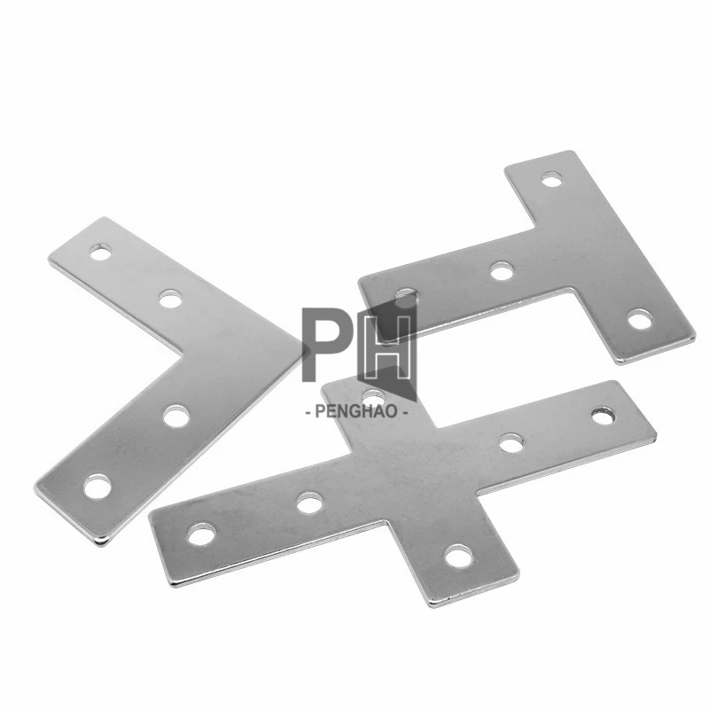 T Joint Plate L Connector Connecting Aluminum Profile Durable Plate Shape Corner Joint Bracket For 2020/3030/4040 Profile