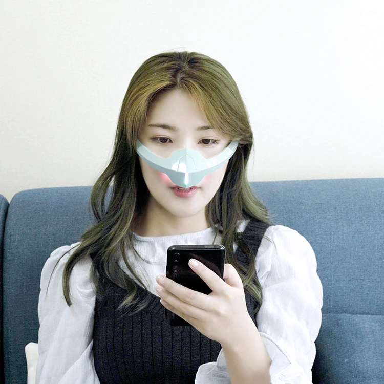 New Design Sinus Rhinitis Allergy Reliever Nasal Polyps LED Photodynamic Therapy 650nm/450nm/830nm stop runny nose for adult