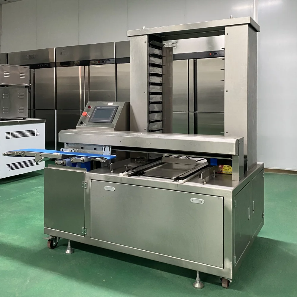 Commercial Multi-functional Mochi Cake Tray Aligning Best Sell Automatic Cookie Trays-arranging Machine Tray a