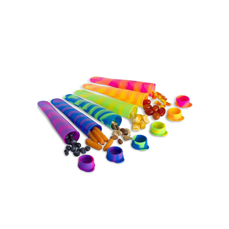 Супер сентябрьская скидка, детский пищевой силикон, красочная форма для мороженого, сделай сам, сок, многоразовые формы для фруктового льда