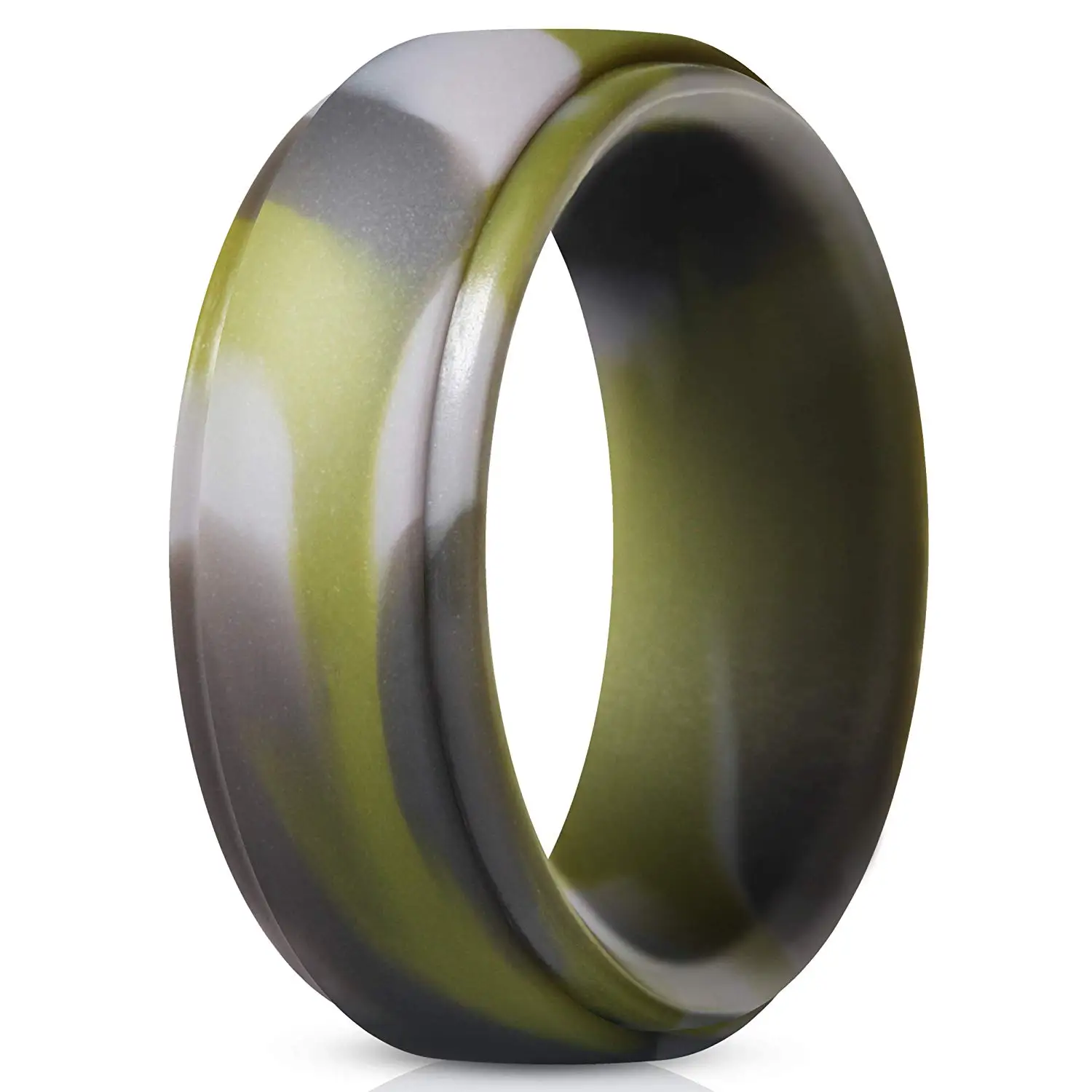 Hot Sale Amazon Silicon Rings Wedding Bands Women Jewelry Rubber Sport Ring