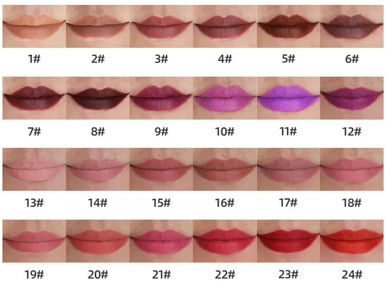 24 Hours Long Lasting Lip Makeup Custom Lipsticks Private Label Wholesale Nude Matte Lipstick Waterproof