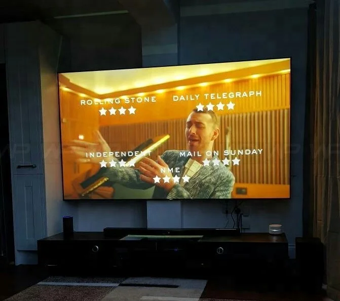 
WP 120inch ust alr screen pet crystal 4k projector screen projection screens home theatres format 16:9, High gain:0.6 