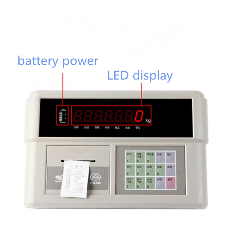 electronic platform weighing scale Floor scale with YAOHUA indicator XK3190-A9P with printer