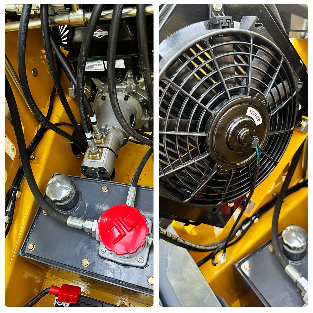 Upgradeable 3 Pumps and 3 Valves Track Model Small Skid Steer 380kg Skid Steer Loader for Sale