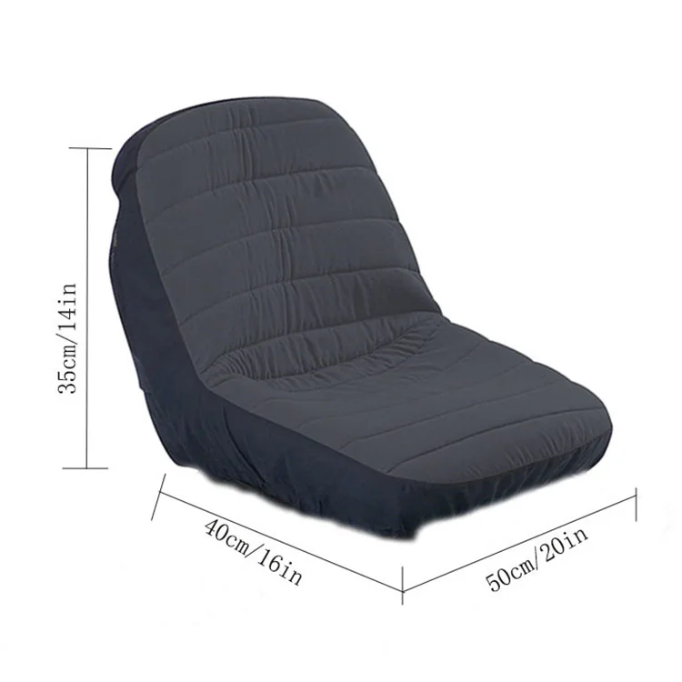 Creease 600D Oxford Waterproof Riding Lawn Mower Seat Cover Craftsman Tractor Seat Cover For John Deere Mower Tractor & Gator