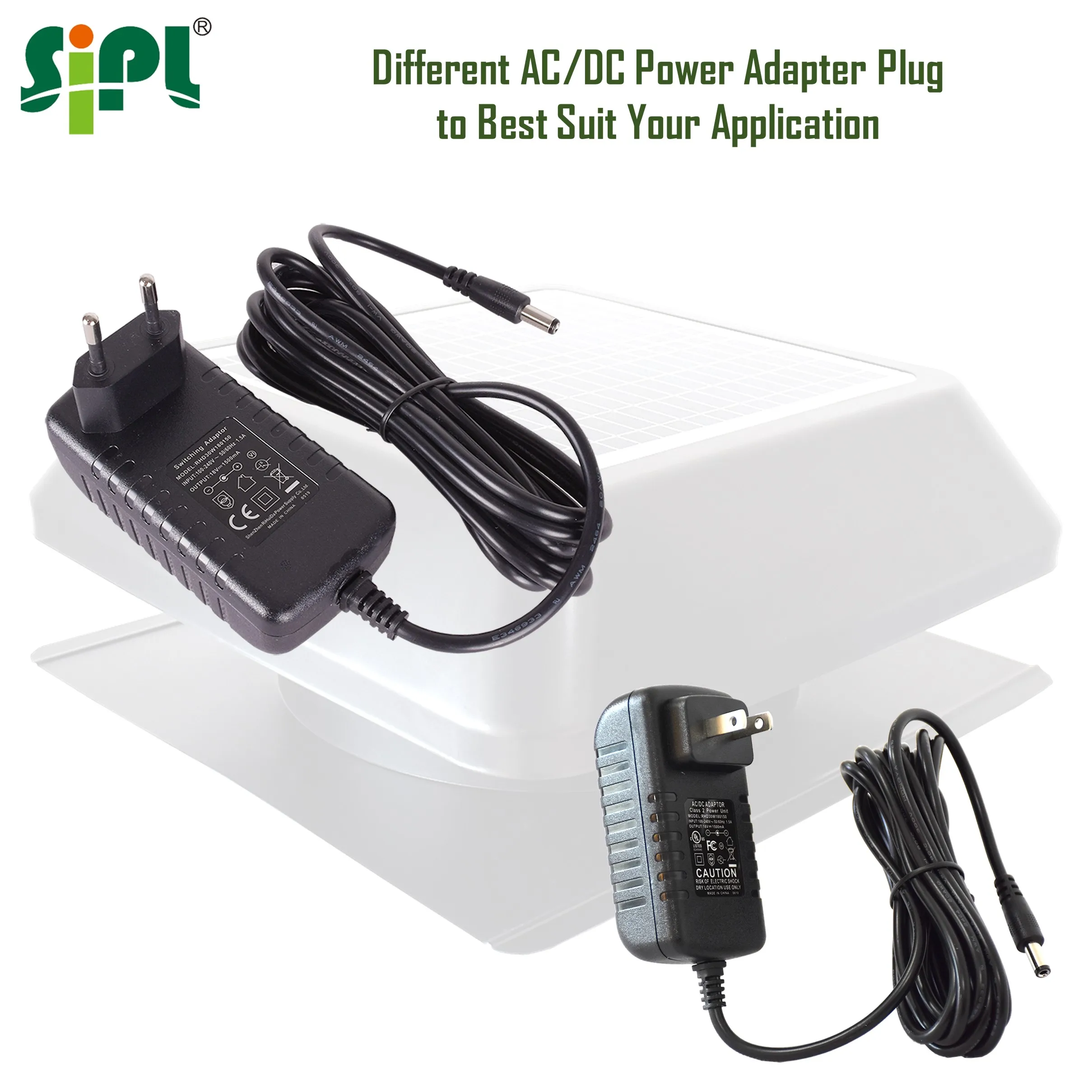 HVAC Vent Tool Sunny Day Night Roof Ventilation Attic Fan Heat Extraction 15W Solar Adapter Double Power Ceiling Air Cooling Fan