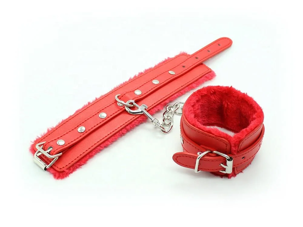 Sex Hand Cuffs bdsm Restraint Shackle Devices SM bondage Furry Plush Handcuffs