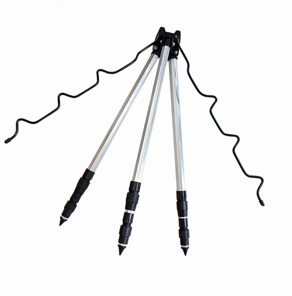 Fishing rod bracket 1.2m foldable fishing rod bracket aluminum bracket