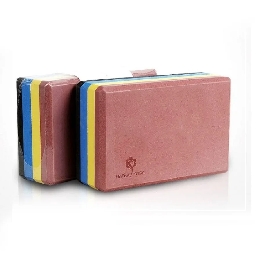 Factory Outlet New Rainbow Color Yoga Aids Eva Yoga Block Brick