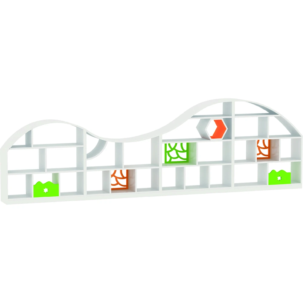 modern classroom school furniture for student desk and chair wooden kindergarten library set