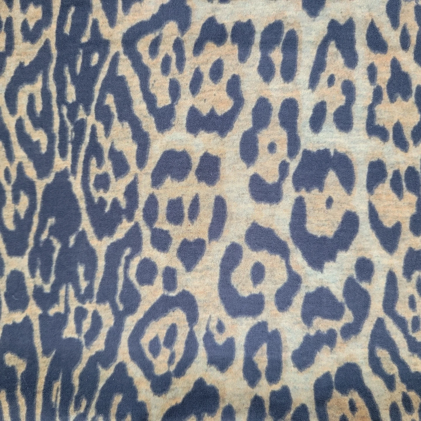 Waterproof 75D * 21s plain polyester cotton coating leopard print casual fabric
