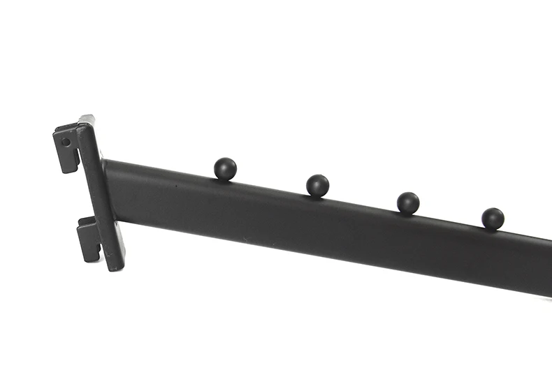 Black Metal slatwall  hanging display hooks for  overcoat