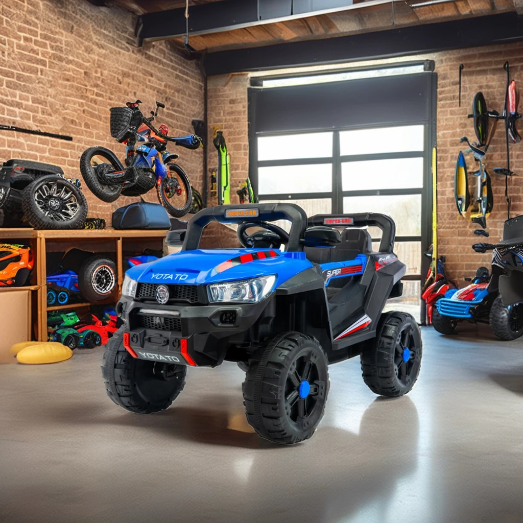 Wholesale high quality Kids Electric Car fashion Ride on Car/4 Wheels baby remote control car with music and LED Headlights