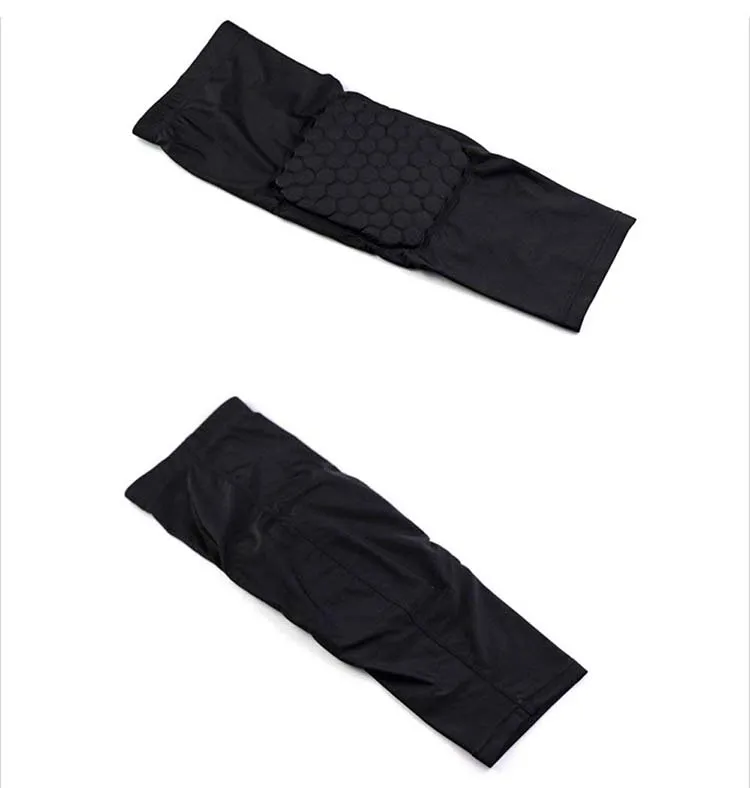 Long Sleeve Protective Strengthen Guard Basketball Sport Work Knee Pad