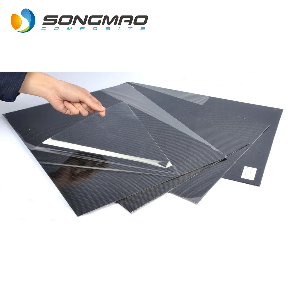 High strength light weight custom sheet 3k twill plain cnc carbon fiber plate