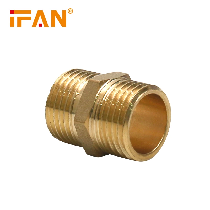 IFAN Factory Supply Water Tube Plumbing Fitting Copper Plug Brass Pipe Fittings Copper Female Thread Brass Fitting