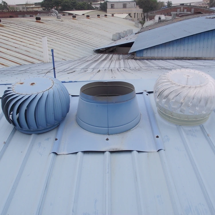 304 Stainless Steel Unpowered Roof Ventilation Fan Metal Wind Driven Powerless Turbine Ventilator No Power Cowl Vent Cover