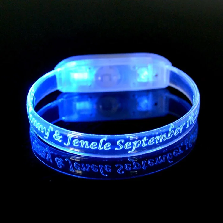 Best Selling Cheap Items 3 Flashing Modes LED Slap Glow Bracelet For Camping