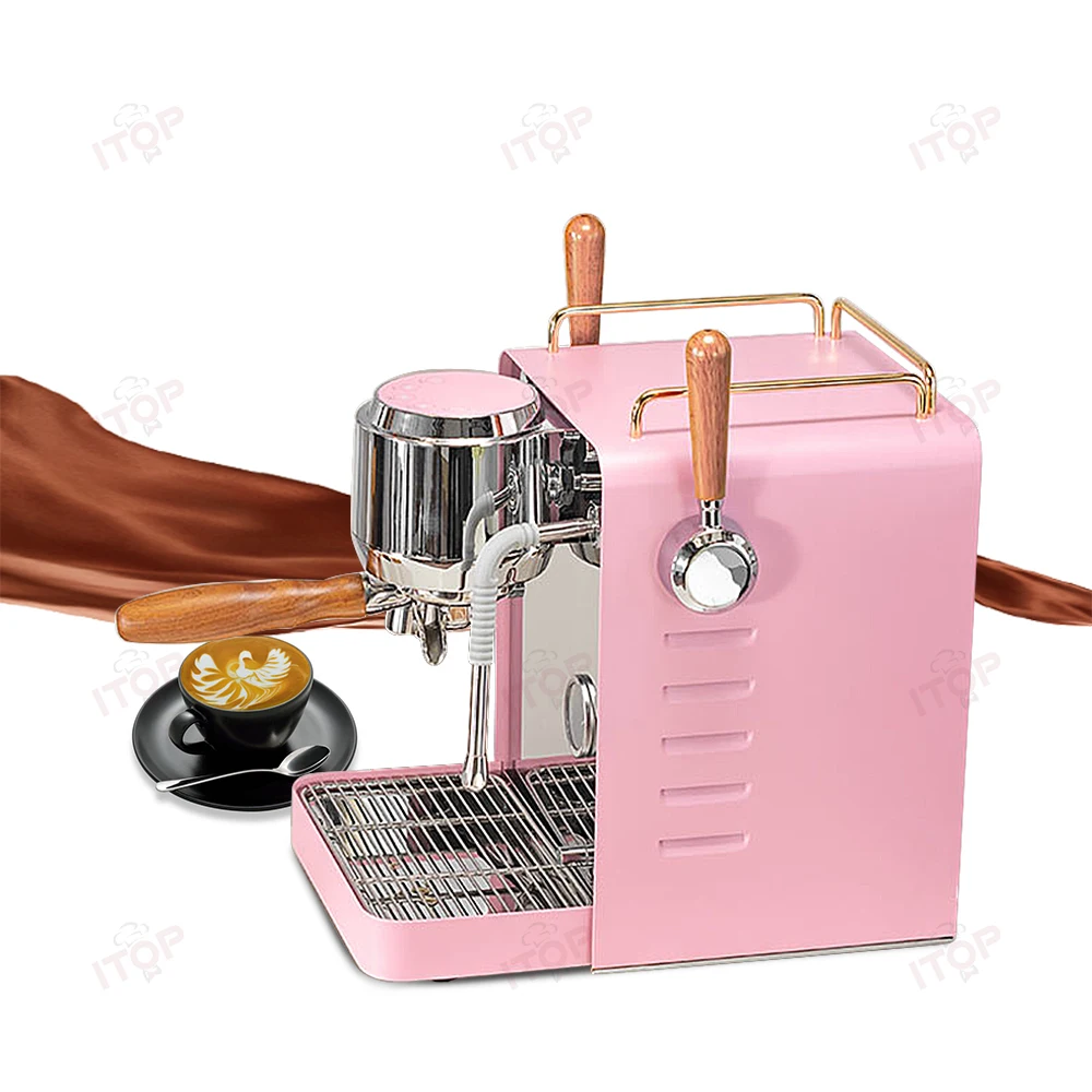 Factory Bestseller White Color Stainless Steel Abs Semi Automatic Espresso Coffee Machine