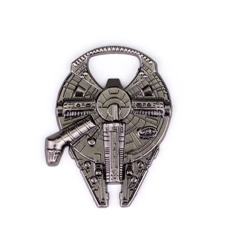 Wowei Movie Star Spaceship Metal Keychain Bottle Opener Robot Key Chain Collections