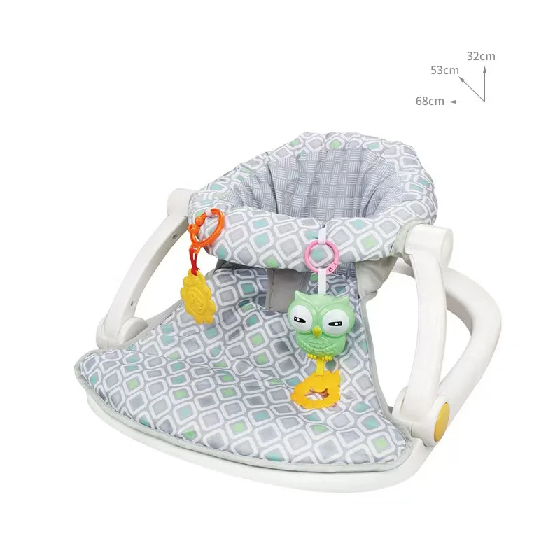 Comfortable Soft Cushion Cute Animal Baby Chair best Design Soft Rocking Lamb
