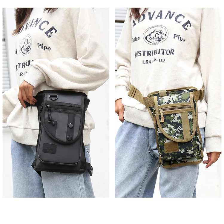 Wholesale Tactical Motorcycle Leg Bag  Waist Thigh Leg Pouch Bag Motorcycle Bag OEM Leg Purse And Belt