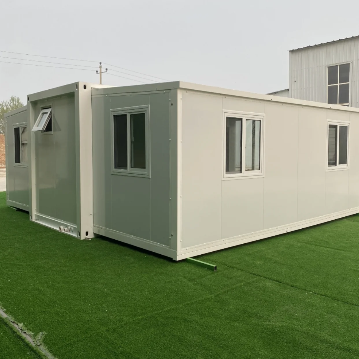 Mansion Houses Luxury Design 3Bedroom Prefabricated Japan Expandable Container House 3 bedrooms