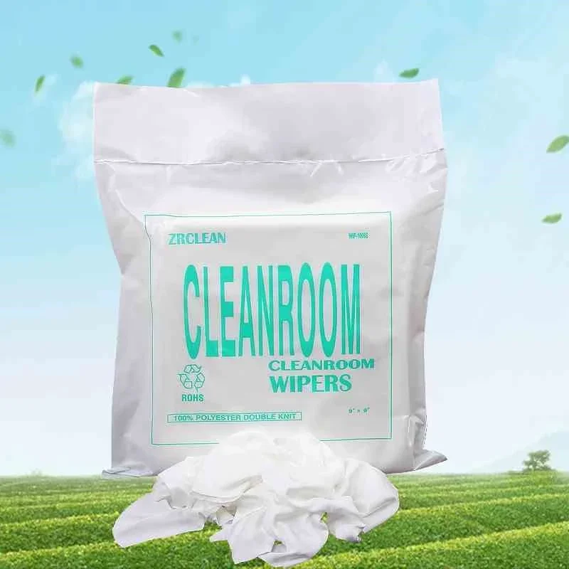 YP-4008 14*14cm Super Cleanroom Wetted Non-woven Wiper/Dust-Free Cloth For LCD Screen/Antistatic Cleanroom Wipe