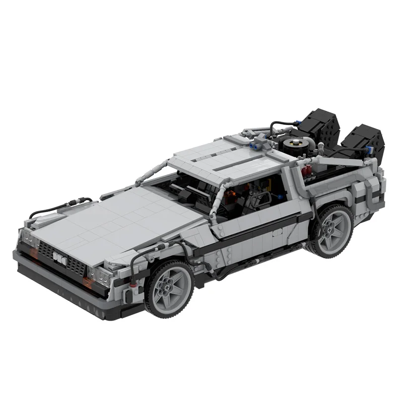 Распродажа строительные блоки Buildmoc Назад в будущее 1985 DeLorean Time Machine игрушки автомобили детские наборы