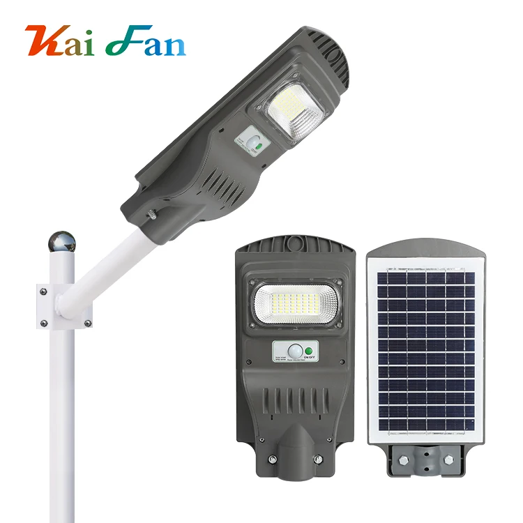 
Hot selling waterproof ip65 20 40 60 Watt integrated all in one solar led streetlight 