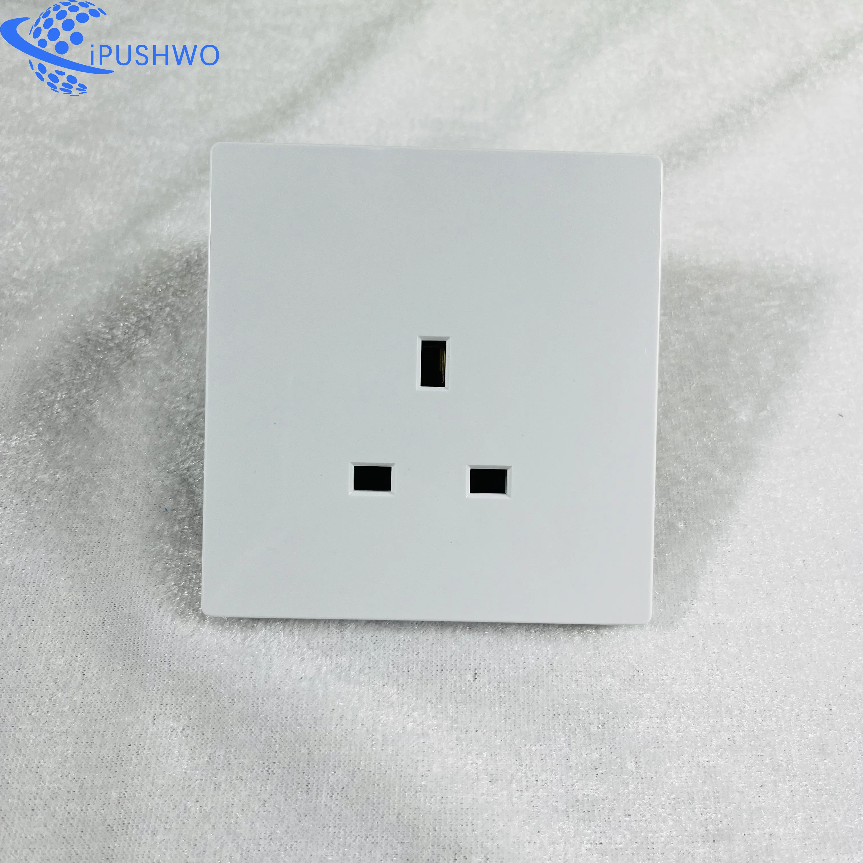 white gold grey Wall Socket with Type A+C 18W Quick Charge Plug Socket,Wall power outlet with USB charger UK switch with socket