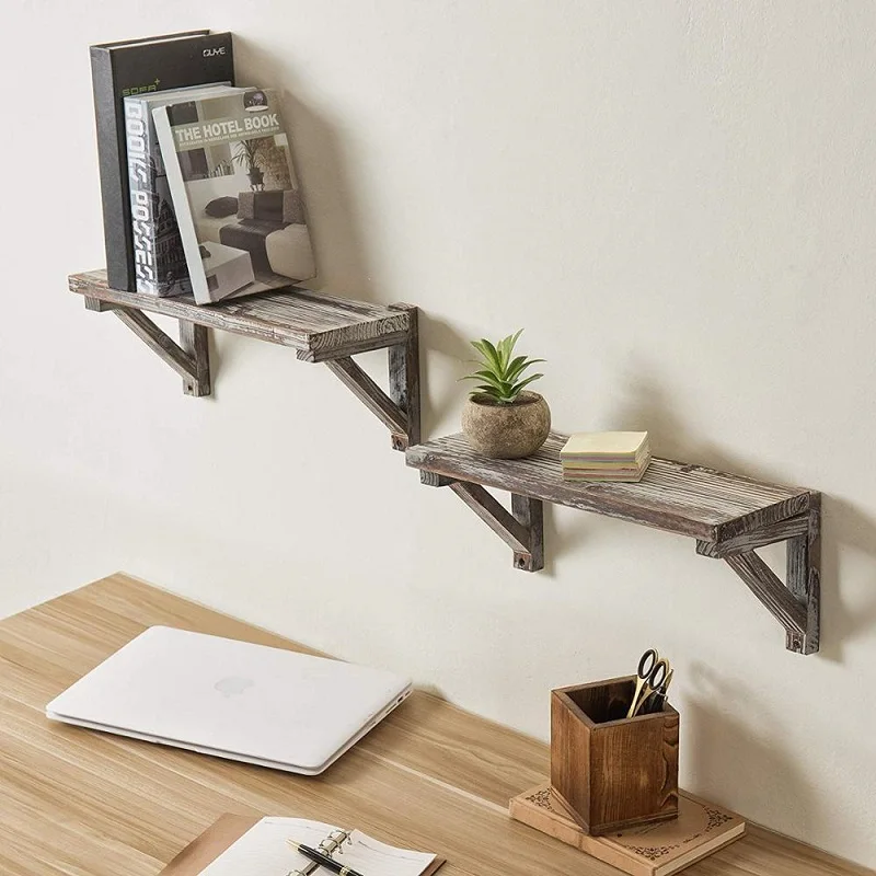 Handmade White Farmhouse Rustic Wall Mount Organizer Mail Holder Shelf with Key Coat Hooks for Anniversary Decor