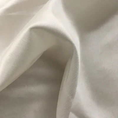 Natural White Silk Silk Elastic Fabric  19MM 140cm Width Chinese Fabric Supplier