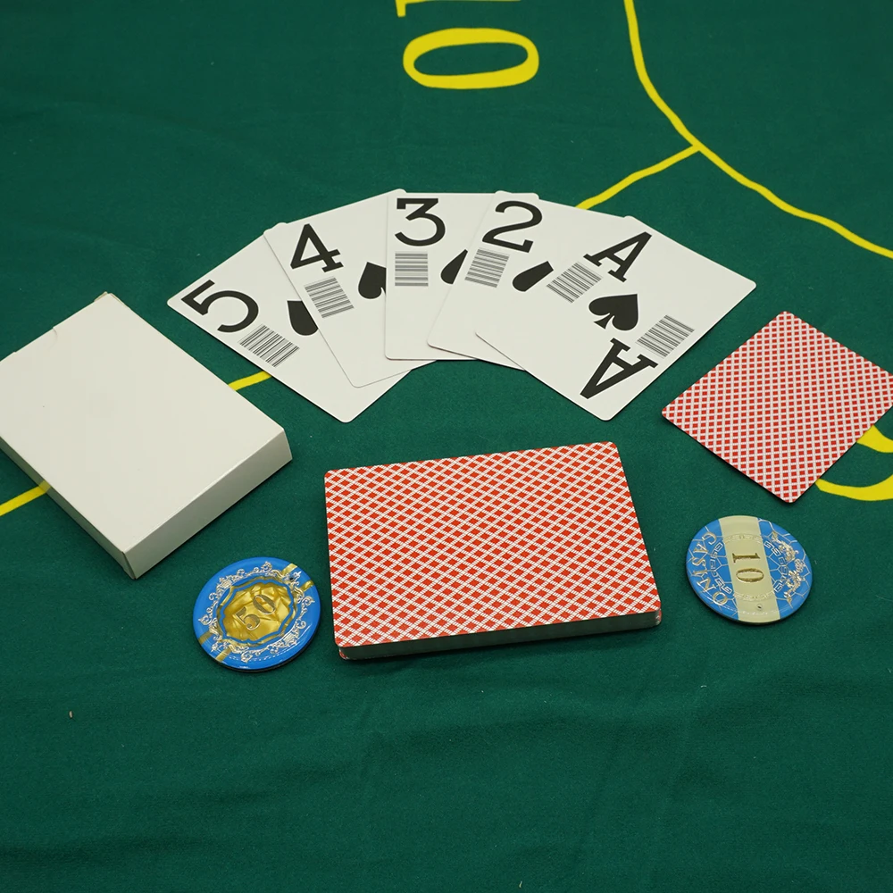 custom logo jumbo index playing cards poker bridge dubai casino finish playing cards