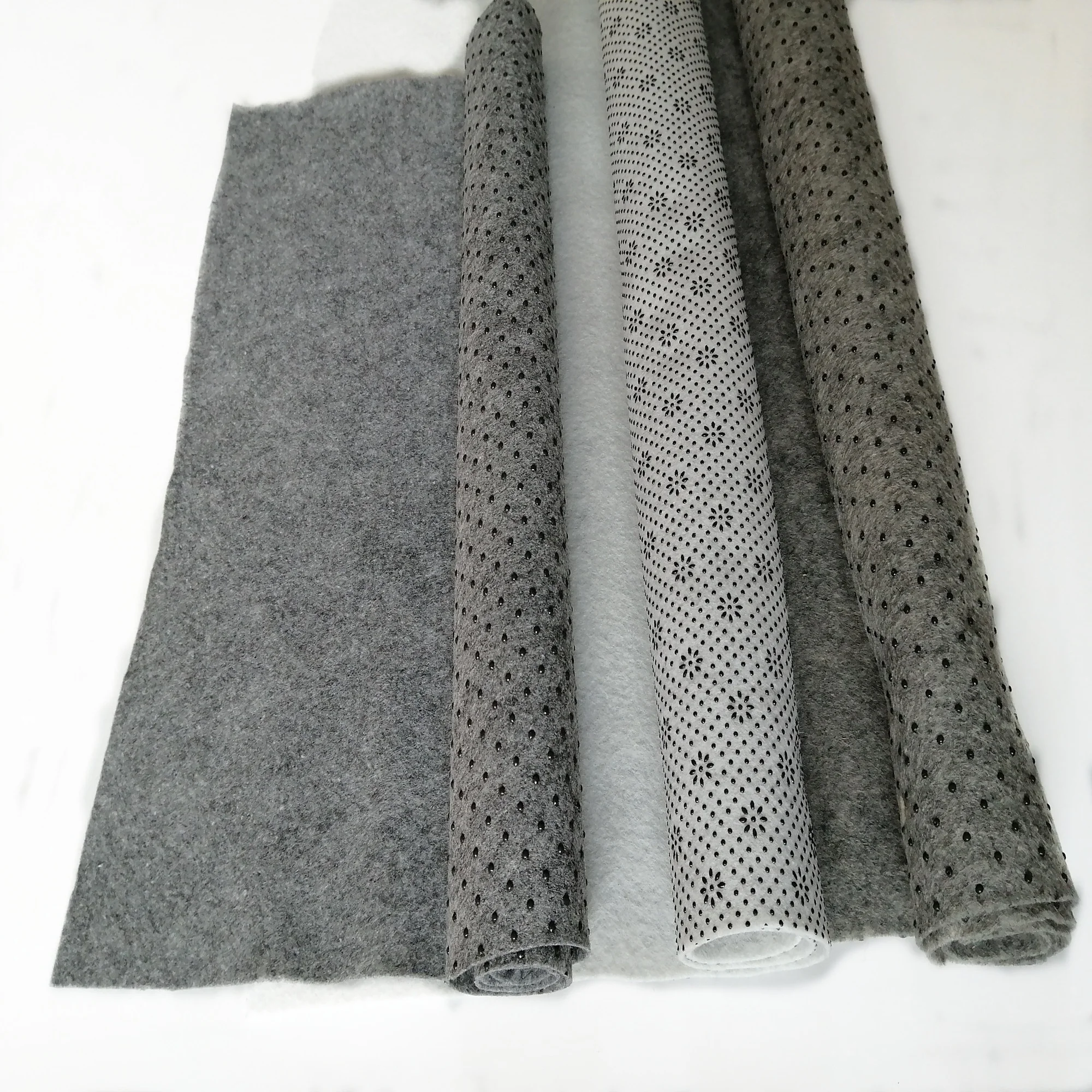 Нетканая Полиэстеровая войлочная ткань с противоскользящим покрытием из