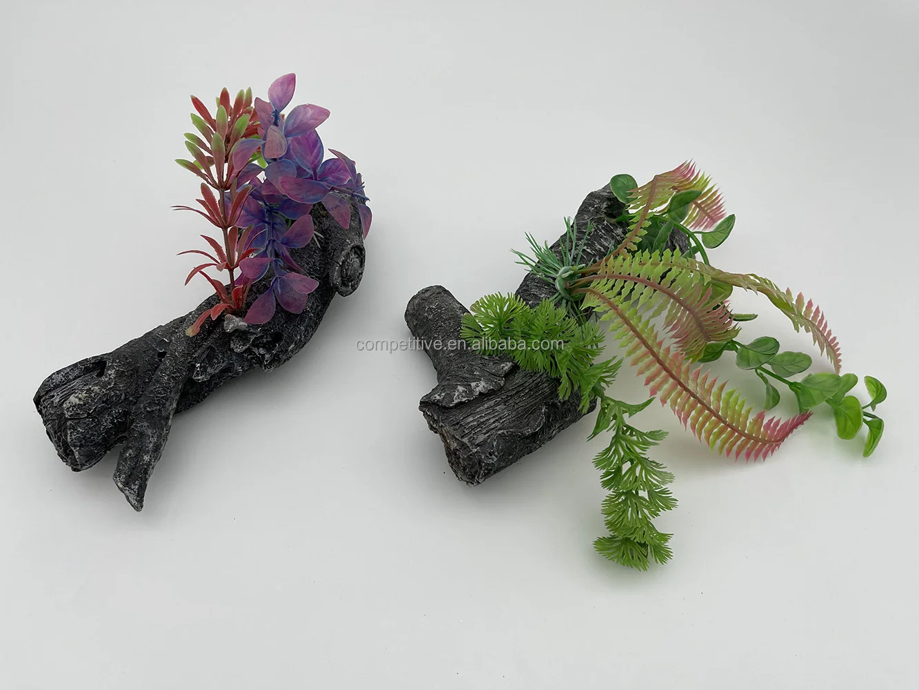 polyresin under water bottom for fish pet mini castle Aquarium Decorations fish tank escape hole crafts supplier